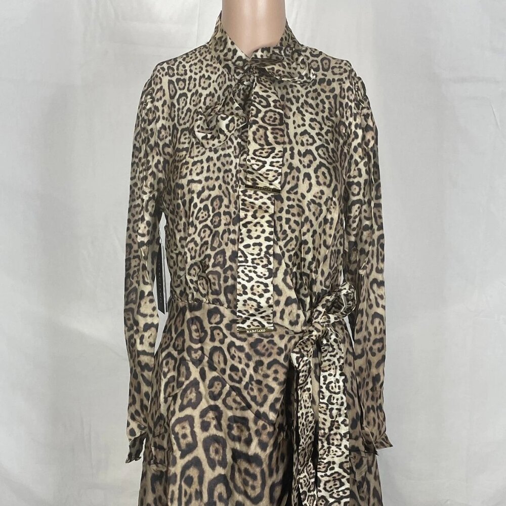 NEW MERCIANO Alanis Printed Satin Maxi Dress Women’s 2